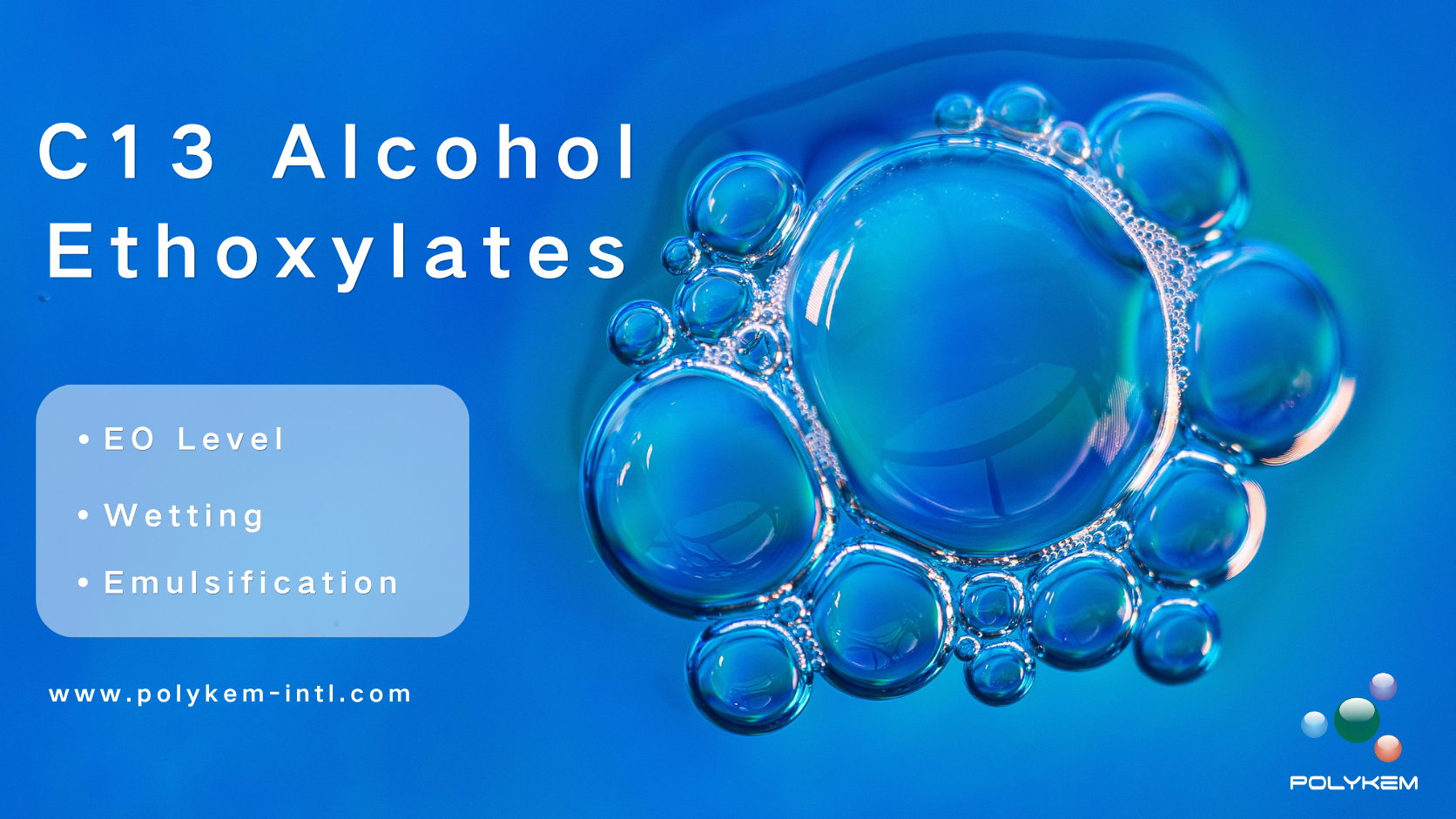 Porozumění C13 alkoholetoxylátům: hladina EO, smáčení a emulgace